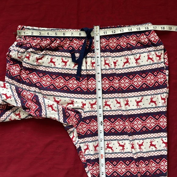 Lanz of Salzburg Sz L Women’s Reindeer Fair Isle Pajama PantS ONLY - Picture 12 of 13